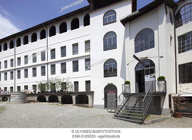 One of the building of the Fondazione Pistoletto, Biella, Piemonte, Italy, Europe