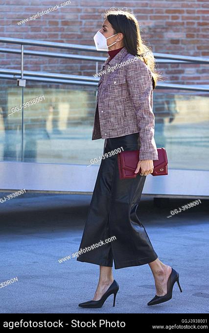 Queen Letizia of Spain attends Meeting with women scientists and entrepreneurs. ‘Breaking glass ceilings: Women scientists