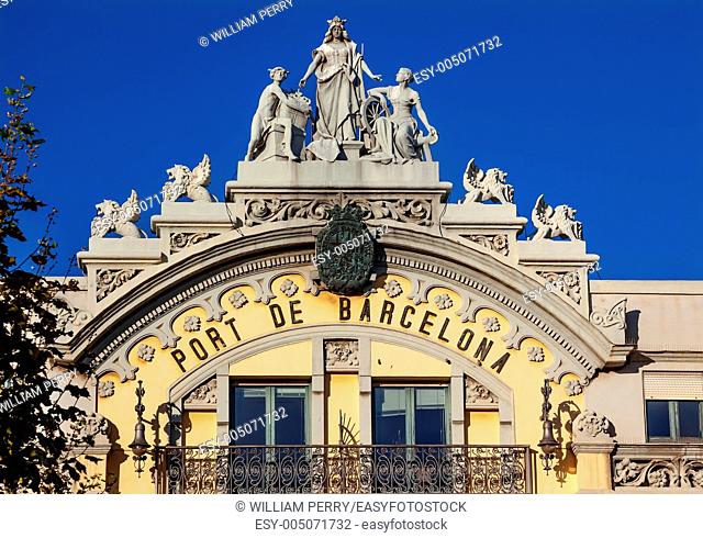 Port Authority Building of Barcelona Building in Barcelona, Spain At one end of the La Rambla, the building was built in 1903 and is considered an historical...