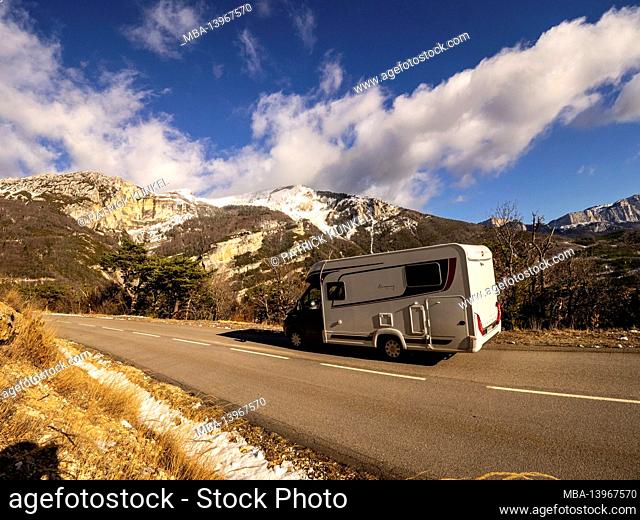 Winter camping with the motorhome