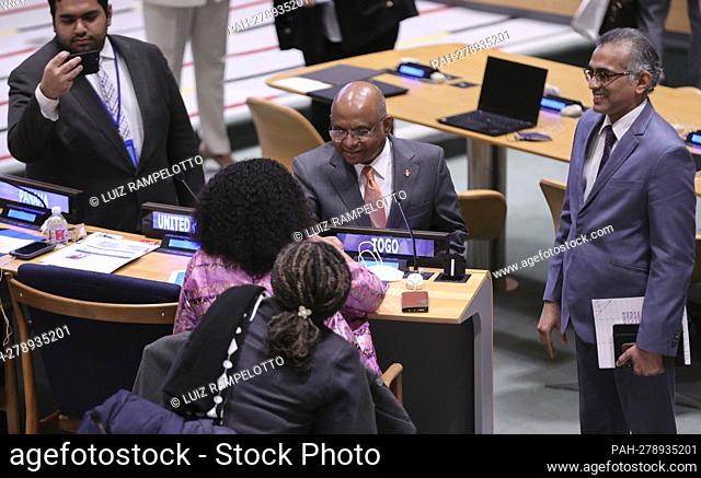 United Nations, New York, USA, March 15, 2022 - Abdulla Shahid, President of the seventy-sixth session of the United Nations General Assembly