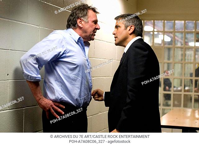 Michael Clayton  Year : 2007 USA Tom Wilkinson, George Clooney  Director: Tony Gilroy Photo: Myles Aronowitz. It is forbidden to reproduce the photograph out of...
