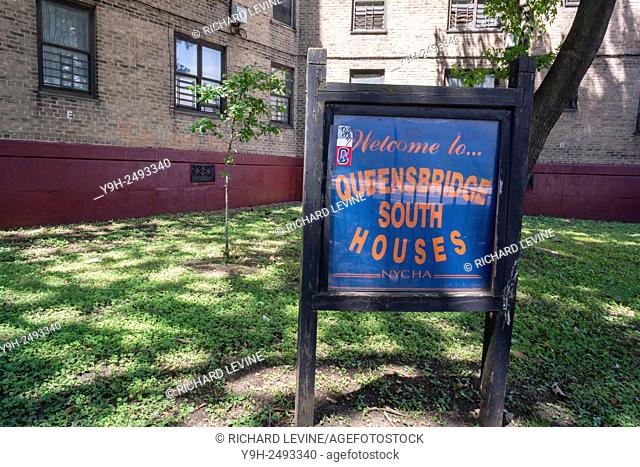 The Queensbridge South Houses in Queens in New York