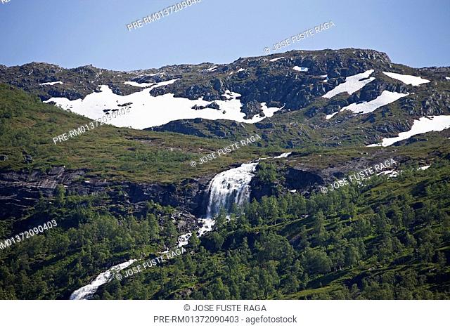 Landscape in Sogn Fjordanen District, Norway, Europe