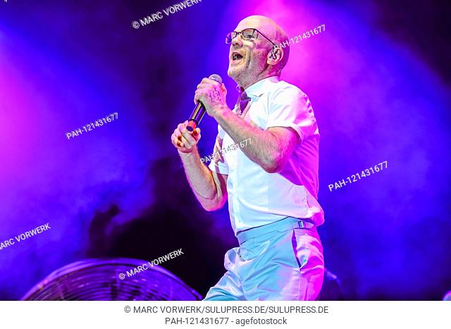15.06.2019, the British pop singer and former member of Bronski Beat and The Communards Jimmy Somerville at the Berliner Rundfunk Open Air 2019 in the Parkbuhne...