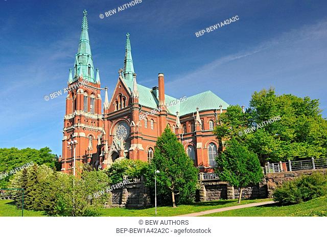St. John's Church in Helsinki, Finland is a Lutheran church designed by the Swedish architect Adolf Melander in the Gothic Revival style