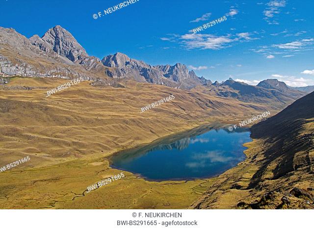 Laguna Mitucocha, Peru, Andes, Cordillera Huayhuash