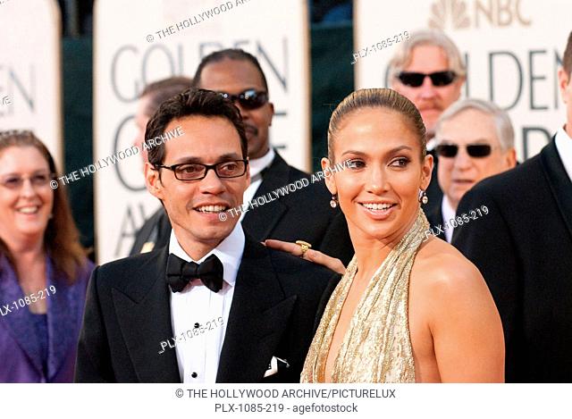 The Hollywood Foreign Press Association Presents The Golden Globe Awards - 66th Annual Marc Anthony, Jennifer Lopez 1-11-2009