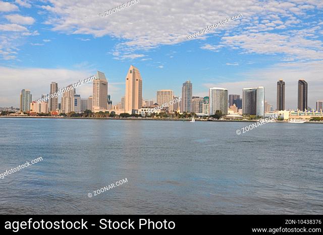 View of San Diego in California