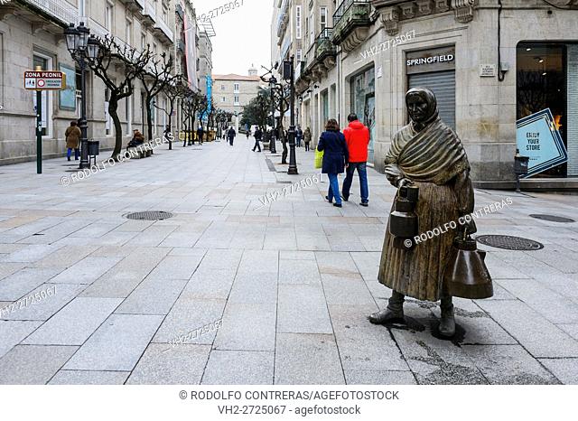 Statue in Ourense, Galicia