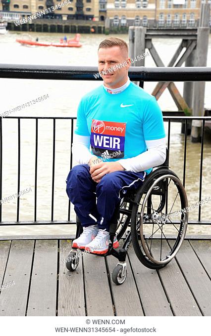 London Marathon 2017 - Elite Wheelchair Athletes - Photocall Featuring: David Weir Where: London, United Kingdom When: 21 Apr 2017 Credit: WENN.com