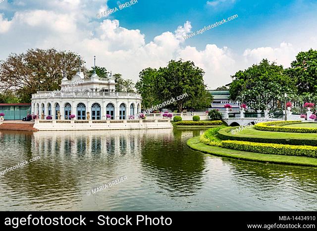 Tewaraj-Kanlai Gate, Bang Pa-In, Royal Family Summer Palace, Chao Phraya River, Phra Nakhon Si Ayutthaya Province, Thailand