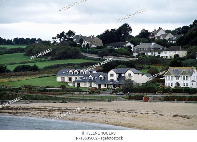 Cornwall England Falmouth Houses By The Beach