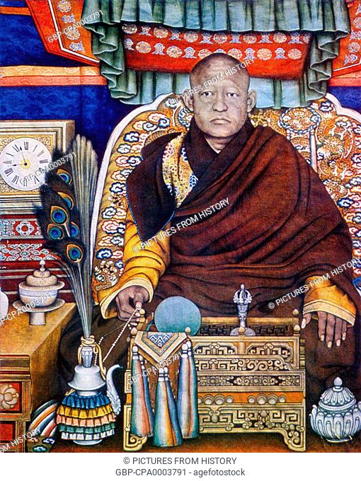 Mongolia: The Eighth Jebtsundamba Khutugtu Bogd Khan, last monarchic ruler of Mongolia