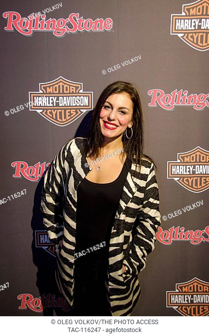 Shayna Leigh attends Harley-Davidson and Rolling Stone Celebrate New York Fashion Week on February 10, 2016 at the Harley-Davidson of New York City Dealership...