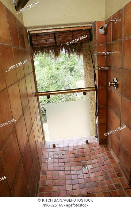 Hotel bathroom, Africa