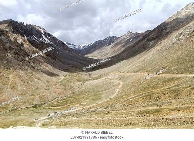 Hochgebirge in Ladakh, Indien