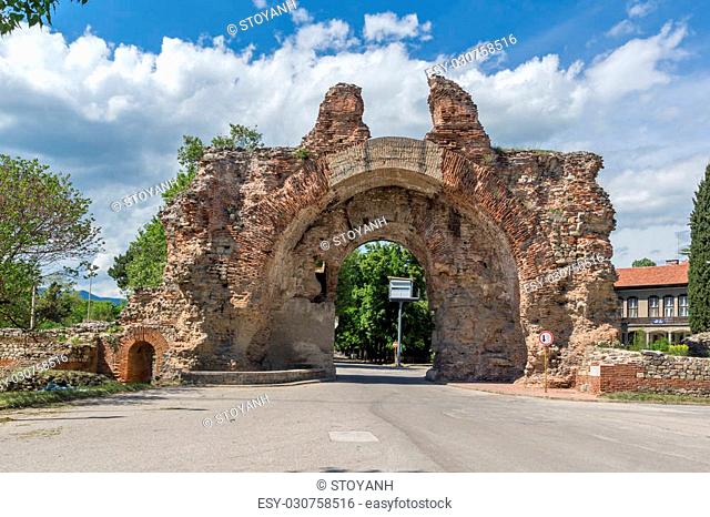 The South gate - The Camels of ancient roman fortifications in Diocletianopolis, town of Hisarya, Plovdiv Region, Bulgaria