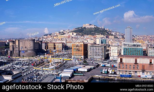 Italy, Napoli, City panorama