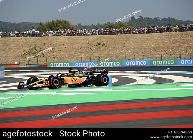 July 23, 2022, Circuit Paul Ricard, Le Castellet, FORMULA 1 LENOVO GRAND PRIX DE FRANCE 2021 , in the picture Daniel Ricciardo (AUS), McLaren F1 Team