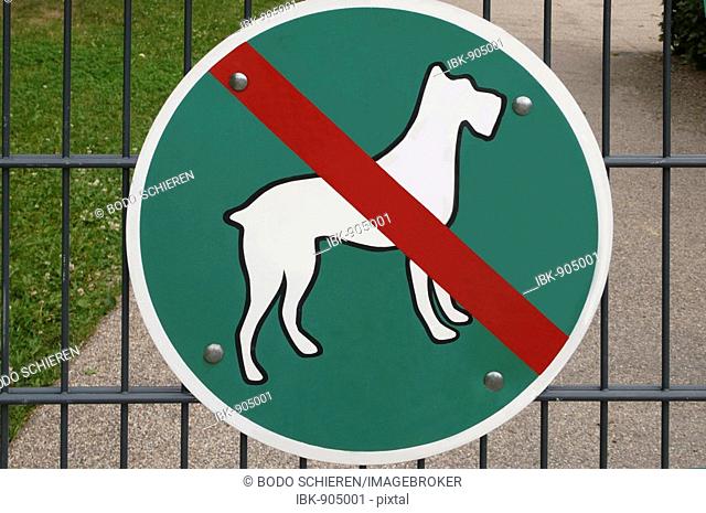 Sign, dogs not allowed