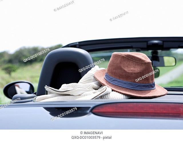 Hat on the convertible