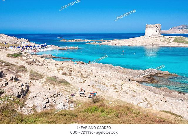 La Pelosetta beach, Stintino, Sassari, Sardinia, Italy, Europe