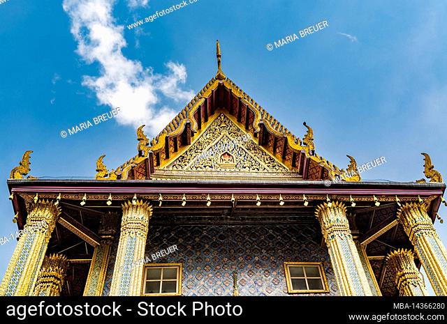Royal Pantheon, Prasat Phra Dhepbidorn, Royal Palace, Grand Palace, Wat Phra Kaeo, Temple of the Emerald Buddha, Bangkok, Thailand, Asia