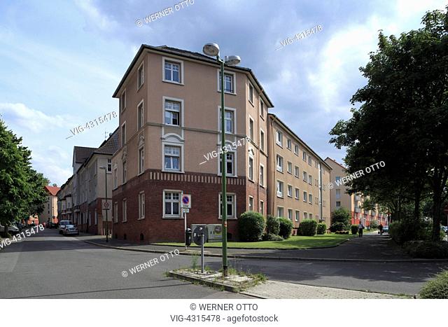D-Essen, Ruhr area, North Rhine-Westphalia, Friedrich Alfred Krupp, workmens dwellings, working-class housing estate, Krupp colony Friedrichshof