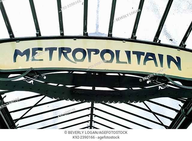 Paris Metro station