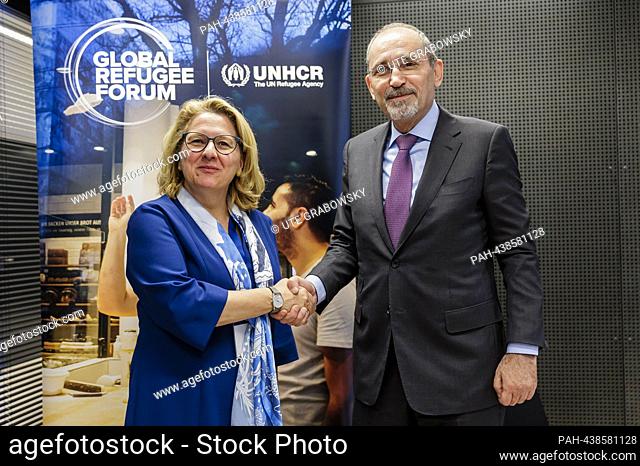 Svenja Schulze (SPD), Federal Minister for Economic Cooperation and Development, and Mr. Ayman Safadi, Deputy Prime Minister and Minister for Foreign Affairs...