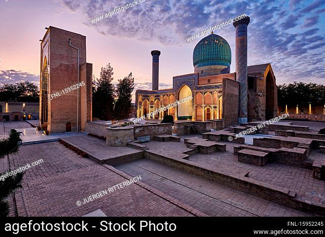Gur Emir Mausoleum, Samarand, Uzbekistan, Asia