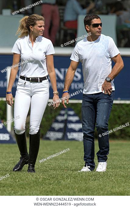 Athina Onassis competes in the Longines Global Champions Tour: Madrid 2015, held at the Campo Villa's Club Featuring: Athina Onassis Roussel