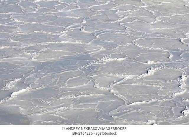 Frozen Black Sea, a rare phenomenon, last time it occured in 1977, Odessa, Ukraine, Eastern Europe
