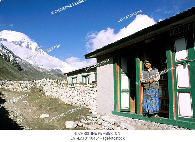 Dingboche is a village in the Khumbu region of eastern Nepal. Situated at an altitude of about 4, 530 metres 14, 800 ft, the settlement is a popular stop for...
