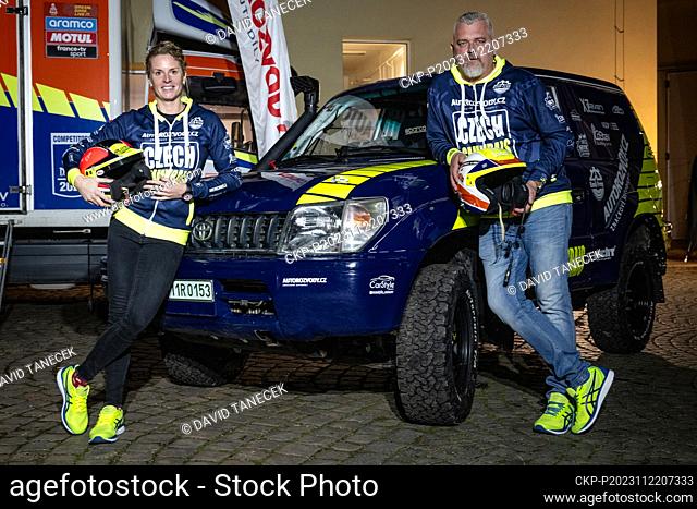 Presentation of the Czech Samurais team before the new edition of the Dakar Rally was held in Novy Bydzov, Czech Republic, on November 22, 2023