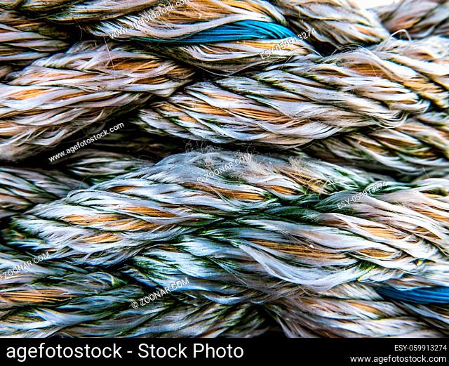 Abstract Background Texture Of Weathered Nautical Rope