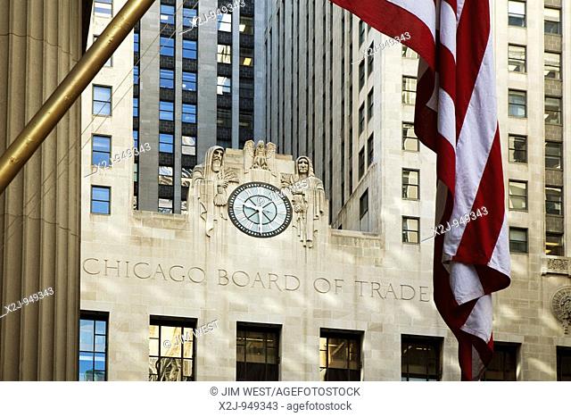 Chicago, Illinois - The Chicago Board of Trade  The building is a National Historic Landmark