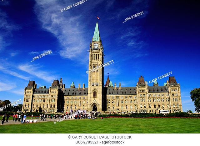 Parliament buildings, Ottawa, Ontario, Canada