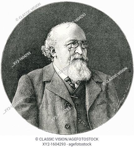 Bruno Paulin Gaston Paris, 1839-1903, aka Gaston Paris  French writer, medievalist, philologist and scholar  From L'Illustration published 1897