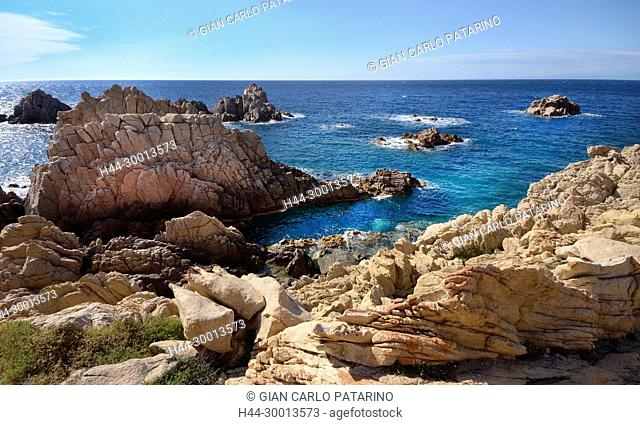 Sardinia, Italy rocks in Costa Paradiso