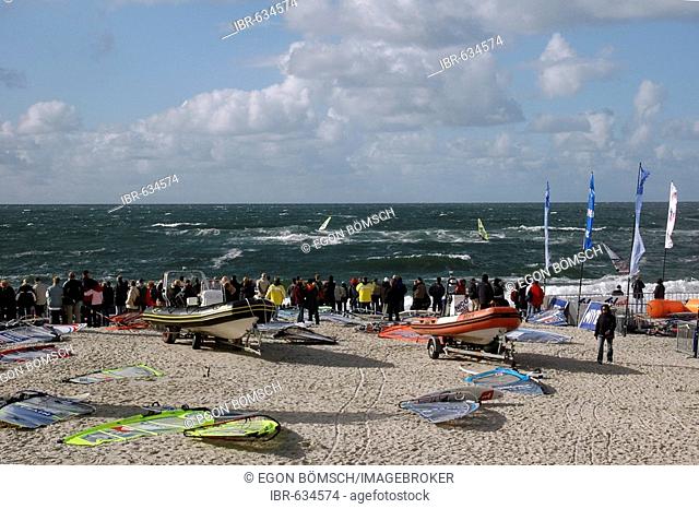Windsurf World Cup Sylt, Westerland, Sylt Island, Northern Friesland, Schleswig-Holstein, Germany, Europe