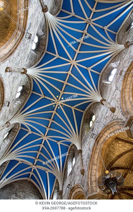 Roof and Ceiling, St Giles Cathedral Church, Edinburgh; Scotland
