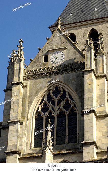 France, the church Saint Martin of Triel