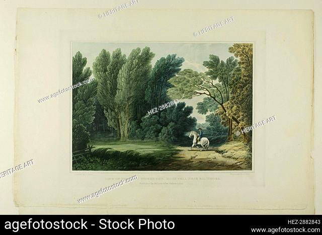 View of the Spot Where General Ross Fell, Near Baltimore, plate six of the first number.., 1819/21. Creator: John Hill