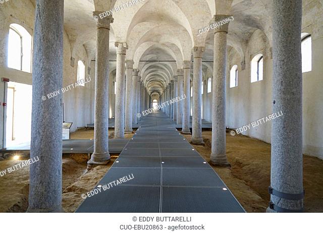 Scuderia di Ludovico il Moro stable, Castello Sforzesco castle, Vigevano, Lombardy, Italy, Europe