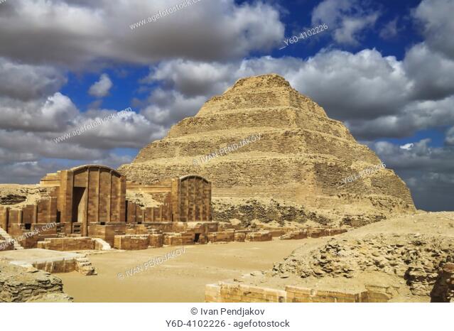 Pyramid of Djoser, Saqqara, Egypt