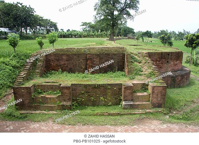 Govinda Bhita a high mound, traditionally ascribed to be the site of a Govinda temple and is located outside the northern rampart of Mahasthangarh of Bogra...