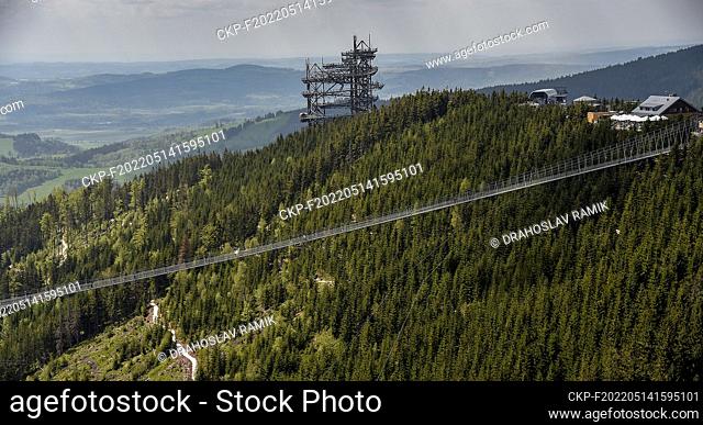 The world's longest suspension footbridge, Sky Bridge 721 in mountain resort Dolni Morava, Czech Republic, was opened to public on May 13, 2022