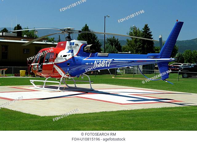 Missoula, MT, Montana, Helicopter at Community Medical Center